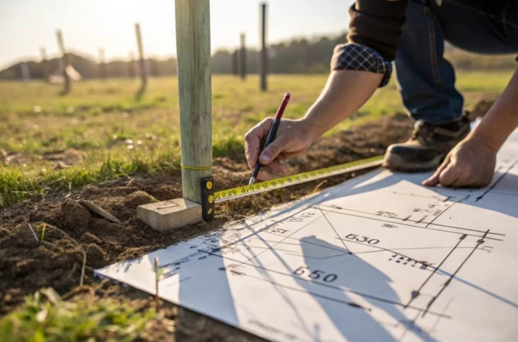 Как правильно разметить участок перед установкой забора